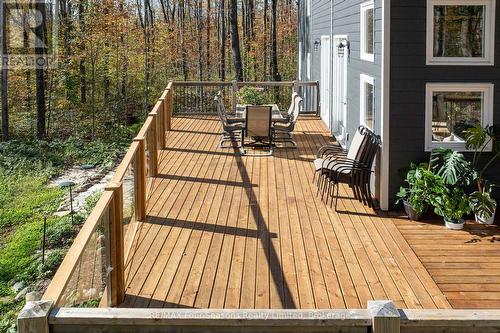 Deck overlooking maple forest - 589108 Grey Road 19, Blue Mountains, ON - Outdoor With Deck Patio Veranda With Exterior