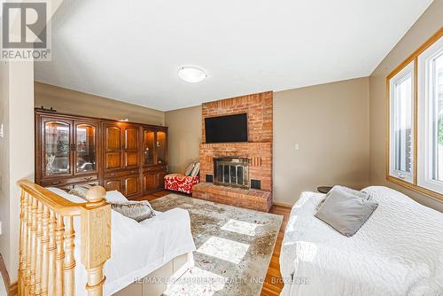 19 Glenhaven Court, Hamilton, ON - Indoor Photo Showing Bedroom With Fireplace