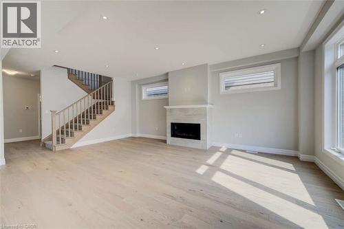 83 Crosswinds Drive, Kitchener, ON - Indoor With Fireplace