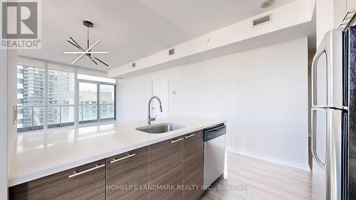 1208 - 66 Forest Manor Road, Toronto, ON - Indoor Photo Showing Kitchen With Upgraded Kitchen