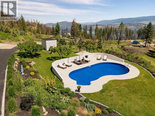 1750 Westside Road N Unit# 5, Kelowna, BC - Outdoor With In Ground Pool With View