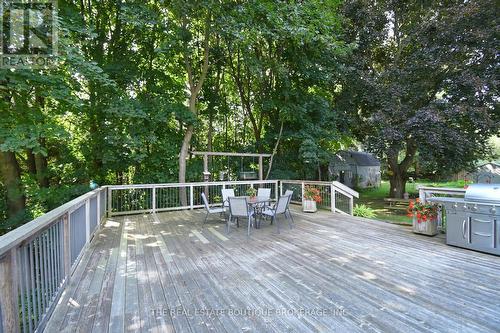 Oversized Back Deck featuring dining area - 1966 Concession 2 W, Hamilton, ON - Outdoor