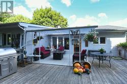 Back Deck featuring a covered patio area - 