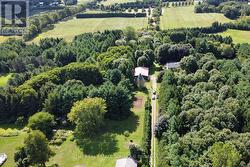 Front Aerial Overview of driveway and property - 