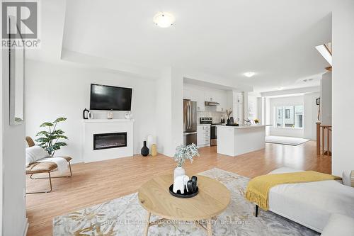 19 Heathrow Lane, Caledon, ON - Indoor Photo Showing Living Room With Fireplace