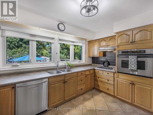 10 Alexander Street, Brampton, ON - Indoor Photo Showing Kitchen With Double Sink