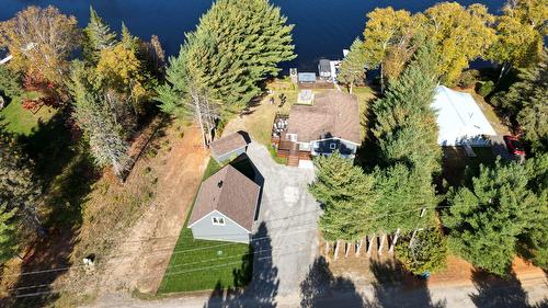 Photo aérienne - 193 Ch. De L'Aéroport, Saint-Donat, QC - Outdoor With Body Of Water With View