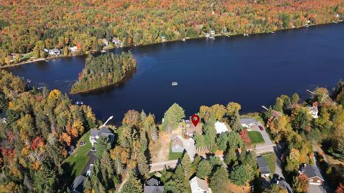 Photo aérienne - 193 Ch. De L'Aéroport, Saint-Donat, QC - Outdoor With Body Of Water With View