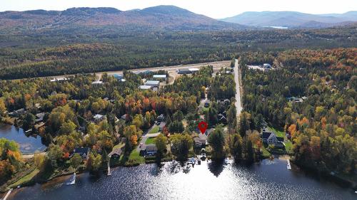 Photo aérienne - 193 Ch. De L'Aéroport, Saint-Donat, QC - Outdoor With Body Of Water With View