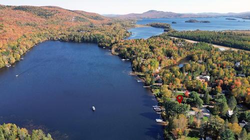 Photo aérienne - 193 Ch. De L'Aéroport, Saint-Donat, QC - Outdoor With Body Of Water With View