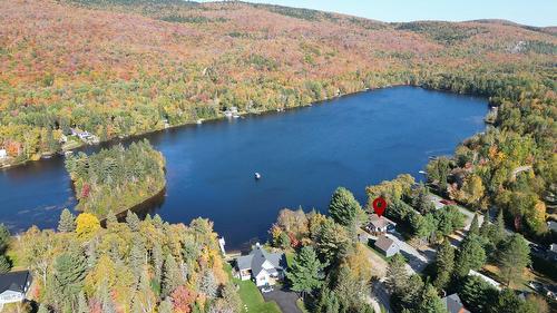Photo aérienne - 193 Ch. De L'Aéroport, Saint-Donat, QC - Outdoor With Body Of Water With View