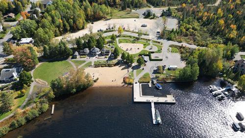Photo aérienne - 193 Ch. De L'Aéroport, Saint-Donat, QC - Outdoor With Body Of Water With View
