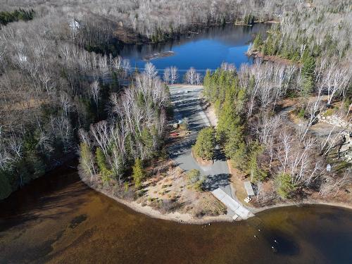 Photo aérienne - 193 Ch. De L'Aéroport, Saint-Donat, QC - Outdoor With Body Of Water With View