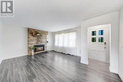 167 Miles Road, Hamilton, ON - Indoor Photo Showing Living Room With Fireplace