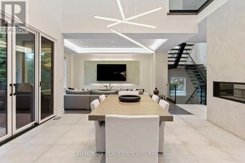 2075 Shawanaga Trail, Mississauga, ON - Indoor With Fireplace