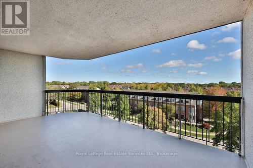 607 - 2170 Marine Drive, Oakville (Br Bronte), ON - Outdoor With Balcony With Exterior