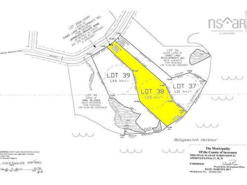 Lot 38 Redbird Drive, Malagawatch, NS 