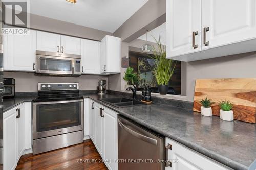 221 Harvie Road, Barrie, ON - Indoor Photo Showing Kitchen With Double Sink