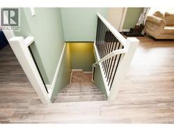 Stairs that lead to family room for main home - 