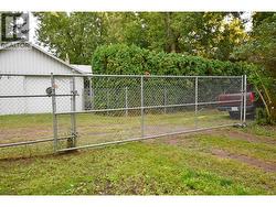 Fence opening to back alley - 