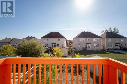 Freshly painted back Balcony - 214 Huntsville Drive, Ottawa, ON - Outdoor