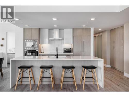 1588 Ellis Street Unit# 2009, Kelowna, BC - Indoor Photo Showing Kitchen With Upgraded Kitchen