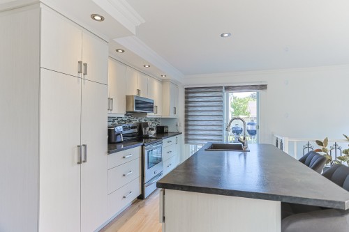 Kitchen - 600 Rue Yvon, Saint-Jean-Sur-Richelieu, QC - Indoor Photo Showing Kitchen With Double Sink