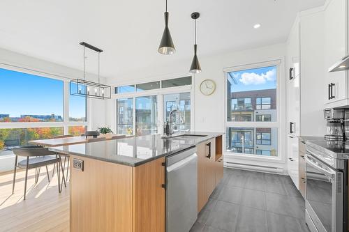 Cuisine - 306-3675 Rue Roland-Marquette, Longueuil (Saint-Hubert), QC - Indoor Photo Showing Kitchen With Upgraded Kitchen
