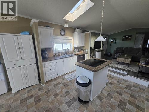 6 602 Elm Street, Quesnel, BC - Indoor Photo Showing Kitchen With Double Sink