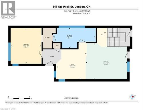 View of property floor plan - 847 Stedwell Street, London, ON - Other