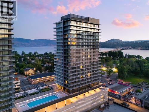 238 Leon Avenue Unit# 707, Kelowna, BC - Outdoor With Body Of Water