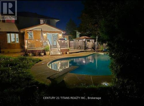 Main - 349 Carnaby Court, Oshawa, ON - Outdoor With In Ground Pool With Deck Patio Veranda