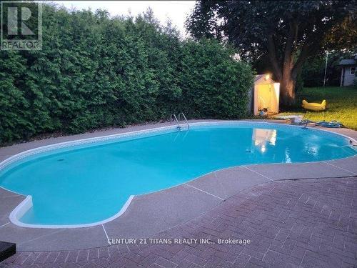 Main - 349 Carnaby Court, Oshawa, ON - Outdoor With In Ground Pool With Backyard