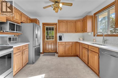 2395 Youngstown Street, Windsor, ON - Indoor Photo Showing Kitchen With Double Sink