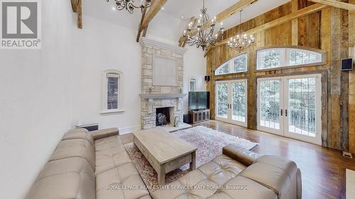 14 St Margarets Drive, Toronto, ON - Indoor Photo Showing Living Room With Fireplace
