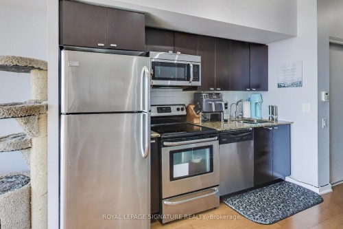 1207-105 The Queensway N/A, Toronto, ON - Indoor Photo Showing Kitchen