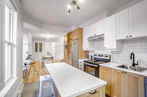 Cuisine - 5025 Rue Fabre, Montréal (Le Plateau-Mont-Royal), QC - Indoor Photo Showing Kitchen With Upgraded Kitchen