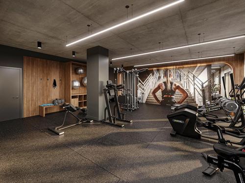 Exercise room - 516-435 57E Rue O., Québec (Charlesbourg), QC - Indoor Photo Showing Gym Room