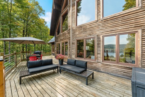Balcon - 439 Ch. Alger'S Cove, Stanstead - Canton, QC - Outdoor With Deck Patio Veranda With Exterior