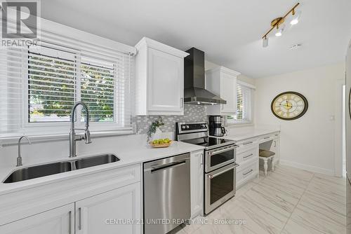 5 Ferndale Avenue, Peterborough (Monaghan Ward 2), ON - Indoor Photo Showing Kitchen With Double Sink With Upgraded Kitchen