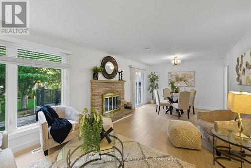 5 Ferndale Avenue, Peterborough (Monaghan Ward 2), ON - Indoor Photo Showing Living Room With Fireplace