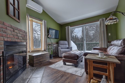 Salon - 342 Ch. De Notre-Dame-De-La-Merci, Saint-Côme, QC - Indoor Photo Showing Living Room With Fireplace