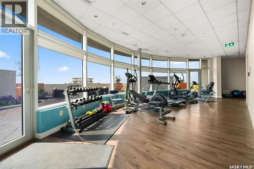 704 2300 Broad Street, Regina, SK - Indoor Photo Showing Gym Room