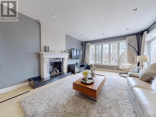 145 Renaissance Court, Vaughan, ON - Indoor Photo Showing Living Room With Fireplace