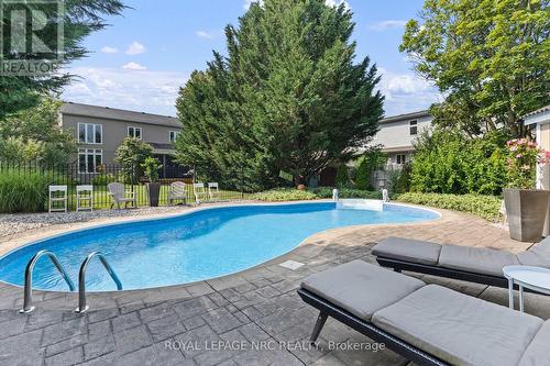 1 Karsam Court, Niagara-On-The-Lake (Town), ON - Outdoor With In Ground Pool With Deck Patio Veranda With Backyard