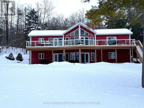113 Fire Route 37, Trent Lakes, ON - Outdoor With Deck Patio Veranda With Facade