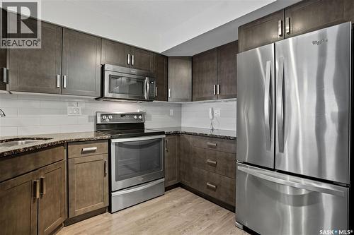 315 2321 Windsor Park Road, Regina, SK - Indoor Photo Showing Kitchen With Stainless Steel Kitchen With Upgraded Kitchen