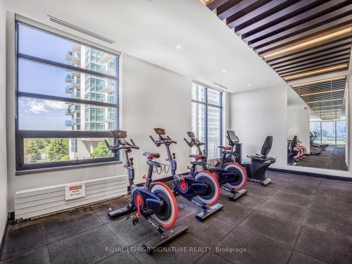 183F-1608 Charles Street, Whitby, ON - Indoor Photo Showing Gym Room
