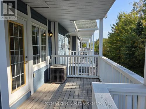 Rear Balcony - 2316 - 90 Highland Drive, Oro-Medonte (Horseshoe Valley), ON - Outdoor With Deck Patio Veranda With Exterior