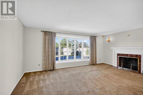 1900 Southampton Court, Ottawa, ON - Indoor Photo Showing Living Room With Fireplace
